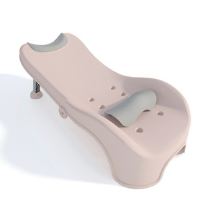 Sillón Reclinable de Plástico Plegable para Baño de Bebés con Almohada de TPR y Asiento Ajustable para Bañar a Bebés de 0 a 12 Meses - Product Image 2
