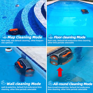 Nettoyeur de piscine robotique automatique intelligent |   Aspirateur robot pour piscine écologique haute efficacité DSL10-01 - Product Image 2