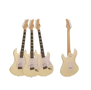 热销中国制造的高品质电吉他，表面光泽，学生电吉他批发价