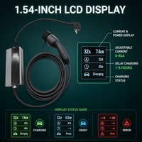 Cargador Portátil BOULT P04 Nuevo, 11KW, IP65, Cable de 5M, Conector Móvil, Adaptador NEMA 14-50, Indicador LED, 16A/32A, Tipo 1/2