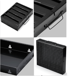 Barbecue portable pliable en acier, grande et petite taille, résistant au feu, pour charbon de bois, idéal pour l'extérieur et la maison - Vente chaude OEM - Product Image 5