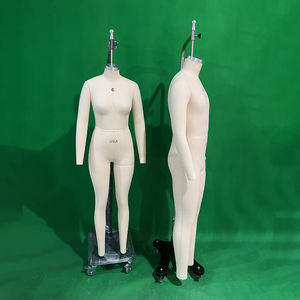 Maniquí de cuerpo completo de fibra de vidrio Jasmine, talla 40 de EE. UU., base de acero inoxidable original europea para drapado y <span class=keywords><strong>costura</strong></span>. - Product Image 2