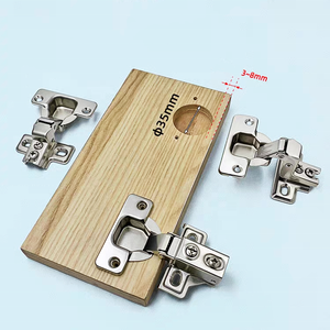 American Style 35mm Cup Steel Soft Close Feder Küchen schrank Scharnier mit hydraulischem kurzen Arm für Wohnzimmer und Home Office - Product Image 4