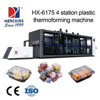 Machine de thermoformage automatique pour boîtes de fruits en PET, machine à blisters jetables pour emballages alimentaires