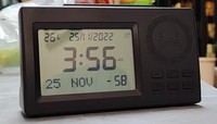 Horloge numérique Azan l avec son multi-athan, Date, semaine, température, temps de prière