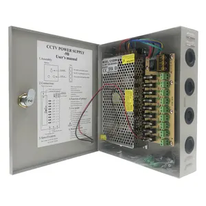 Ac 110v 220v DC источник питания 4ch 8ch 9ch 16ch 18ch импульсивный источник электропитания cctv 12v 5a 10a 15a 20a 30a 40a импульсный источник питания светодиодного табло