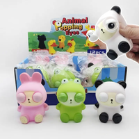 Nouveau design jouet de décompression en PVC pour le bureau pour les 5 à 7 ans jouet de canard en caoutchouc panda grenouille qui plisse les yeux