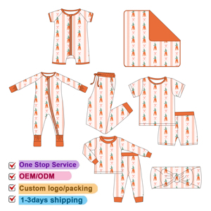 بيجاما من الخيزران جاهزة للشحن للأطفال من الشركة المصنعة بيجاما أطفال مخصصة ملابس أطفال من الخيزران صندوق مفاجآت/صندوق مفاجآت - Product Image 5