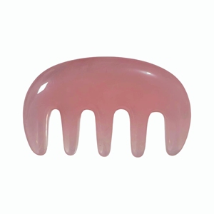 Peine Gua Sha de Resina con Cinco Dientes Redondos para Promover el Crecimiento del Cabello y Aliviar Dolores de Cabeza - Product Image 2