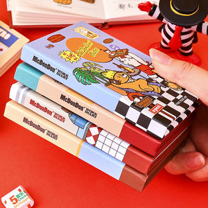 Cuaderno de Bolsillo McDonDon Serie Trabajo Parcial A7, Páginas de Alta Capacidad y Papel Grueso Offset, Mini Diario con Temática Divertida - Product Image 6