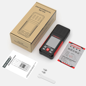 HT633 DC Résistance Pin-Type Humidimètre pour bois Mesurer les matériaux de construction pour la température d'humidité pour les tests d'humidité du bois - Product Image 2
