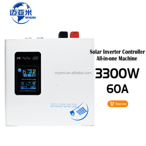 Inverter Hybrid Tenaga Surya MYAMi 3300W 50/60Hz Frekuensi Inverter Jaringan Satu Fasa 60A MPPT Pengontrol Pengisian Daya Baterai Harga Bagus AC - Product Image 2
