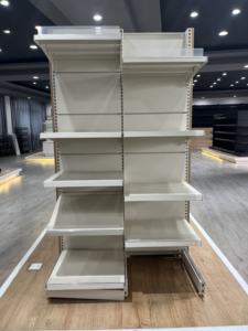 아메리칸 스타일 슈퍼마켓 랙 헤비 듀티 양면 직립 소매 선반 금속 슈퍼마켓 선반 - Product Image 6