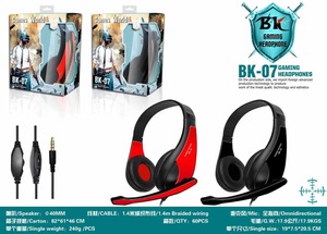BK-07 della Cuffia Del <span class=keywords><strong>Computer</strong></span> Ha Fissato il Video Gioco Gaming Headset - Product Image 2