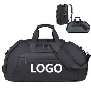Sac de sport multifonctionnel personnalisé pour la salle de sport, sac de voyage week-end avec compartiment à chaussures - Product Image 1