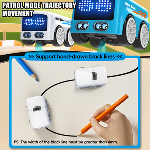 Intelligent Sensor Car Toy Smart 2.4G <strong>Remote</strong> <strong>Control</strong> Obstacle Avoidance Follow Car Cute Mini <strong>Bus</strong> with Music - Product Image 4