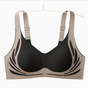 No Steel Ring Bralette Wireless <strong>Lilt</strong> Traceless Bra Large Chest Push-up Bras Anti-sagging Sleeping Women's Bra for Women Seamless - Product Image 5