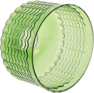 <span class=keywords><strong>Paralume</strong></span> in Vetro <span class=keywords><strong>Verde</strong></span> Scuro Stile Nordico Retrò, Base E27, Lampada a Sospensione Cilindrica con Motivo Ondulato, Kit Fai-da-Te per Illuminazione - Product Image 4