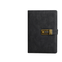 Journal secret vintage en cuir A5 avec serrure magnétique, rechargeable, mot de passe numérique, journal d'écriture, carnet de notes
