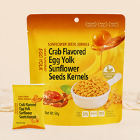 Graines de tournesol saveur crabe, croustillantes, en mini-sachet, conditionnées sous azote, vente en gros, fournisseur OEM, exportation directe usine