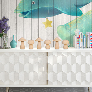 Juguetes Educativos <span class=keywords><strong>de</strong></span> Madera <span class=keywords><strong>para</strong></span> Niños <span class=keywords><strong>de</strong></span> Jardín <span class=keywords><strong>de</strong></span> Infancia, Hongos <span class=keywords><strong>de</strong></span> Madera Pintados a Mano - Product Image 4