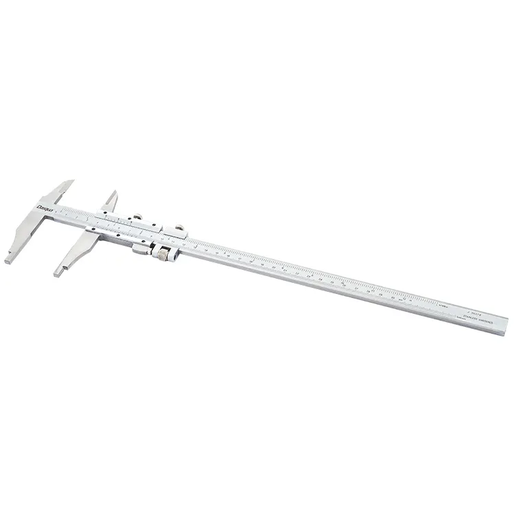 Dasqua Aço Inoxidável 0-300mm 0-600mm 0-1000mm Analógico Vernier Caliper 500mm Grande Tamanho Caliper Nib Estilo Mandíbulas Ferramenta De Medição