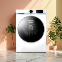 6KG 9.1-10.0kg Capacity Front Loading Washer with LED Display Energy Efficient a Stainless Steel Drum Smart Features Automatic