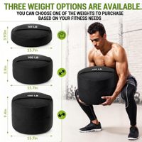 Sac de sable d'entraînement robuste non rempli, sac de sable à poids réglable pour l'entraînement musculaire complet du corps, usage domestique et commercial en salle de sport