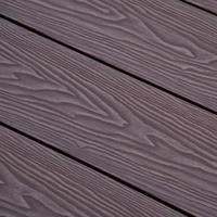 Planches de terrasse en WPC pour extérieur, grain de bois naturel en relief 3D, revêtement de sol imperméable