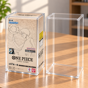Étui d'affichage magnétique en acrylique personnalisable pour jeu de cartes <span class=keywords><strong>One</strong></span> <span class=keywords><strong>Piece</strong></span>, rose fleur de cerisier, étanche, anti-poussière, support magnétique N52 - Product Image 2