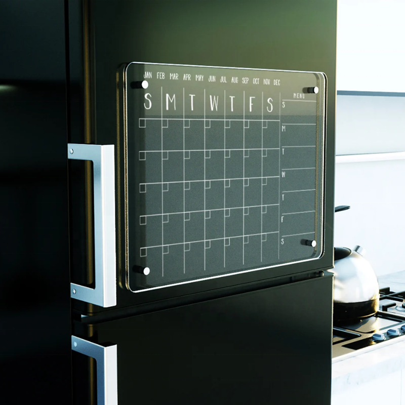 Acryl Magnetic Dry Erase Board Wochen kalender für Kühlschrank