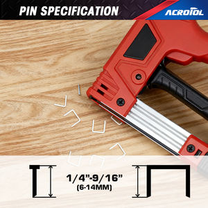 Agrafeuse manuelle industrielle robuste avec boîtier en nylon PA6, poignée <span class=keywords><strong>ergonomique</strong></span>, conception anti-blocage - Product Image 3