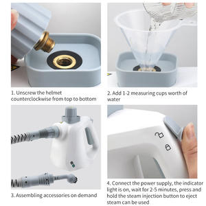 Limpiador a Vapor Portátil Profesional de Alta Presión de 110V 220V 1000W, Limpiador a Vapor Multifuncional de Mano - Product Image 4