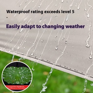 Carpa con dosel <span class=keywords><strong>de</strong></span> cola <span class=keywords><strong>de</strong></span> <span class=keywords><strong>Milano</strong></span> negra Impermeable al aire libre Lazy Camping Protector solar y toldo a prueba <span class=keywords><strong>de</strong></span> lluvia Toldo <span class=keywords><strong>de</strong></span> goma negro grueso - Product Image 4