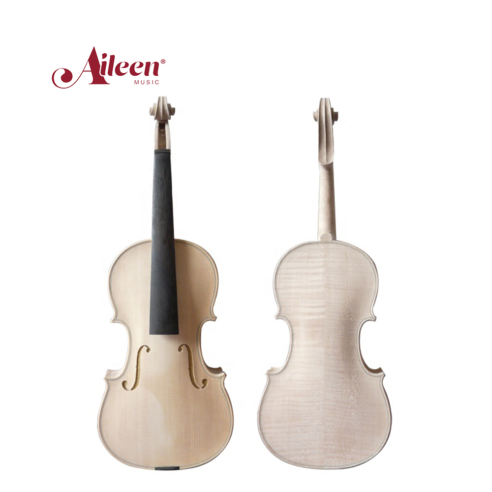 Violín blanco sin terminar para Violin maker luthier, violín sin barnizar (V100W)