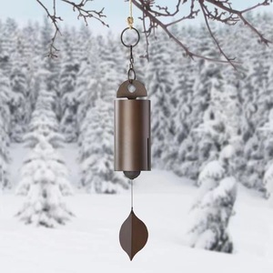 Campana de viento Musical grande DS918, decoración de jardín para exteriores y hogar, campanas de <span class=keywords><strong>Woodstock</strong></span> de cobre antiguo, campanas de viento heroicas de bronce - Product Image 5