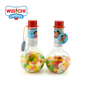 Il campione libero 138g colorato sapori misti assortiti jelly bean halal caramelle morbide luce lampadina bottiglie di forma imballato - Product Image 2