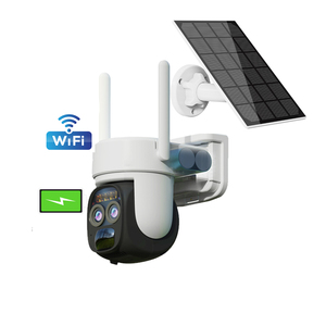 O-kam Pro lưu trữ đám mây Mạng netcom <span class=keywords><strong>wifi</strong></span> thông minh năng lượng mặt trời ngoài trời an ninh không thấm nước CCTV Pin <span class=keywords><strong>IP</strong></span> ống kính kép PTZ <span class=keywords><strong>camera</strong></span> - Product Image 1