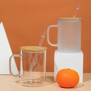 Taza de Vidrio Transparente Reutilizable de 15 oz con Funda de Silicona para Niños, Segura para Bebés - Product Image 1