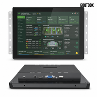 Monitor de Pantalla Táctil de 7/10.1/13.3/15.6/21.5 Pulgadas, Táctil Capacitivo Integrado, IP54, Terminal para Recepción de Hotel