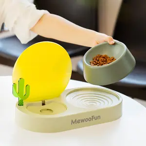 MewooFun Factory Direct Selling 1 L Eco Friendly Luxury Dog Bowl Elevated Dog Bowl Stand