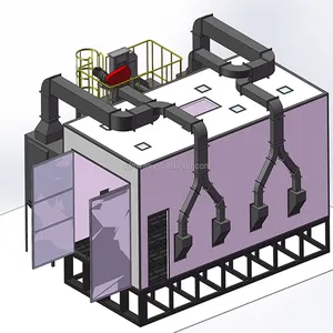 sand blasting booth/shot blaster room/ sand blaster chamber