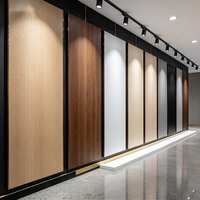 Panneau mural sans peinture en charbon de bambou et plaque en cristal de carbone, décoration murale intérieure moderne imperméable pour usage commercial
