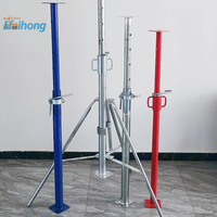 Puntal de Acero Galvanizado Especial para Encofrado, Apuntalamiento de Alta Resistencia Resistente a la Corrosión para la Construcción de Losas de Hormigón y Escaleras