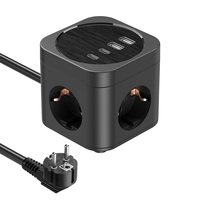 Prancis adaptor steker soket meja kabel ekstensi kubus daya tahan lama pintar Harga Murah multifungsi