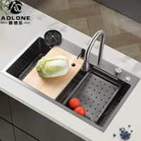 Bas prix vente chaude nid d'abeille cascade évier multifonctionnel anti-rayures cascade évier de cuisine