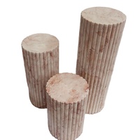 Table basse en marbre vert foncé personnalisée, décoration d'intérieur en pierre naturelle, cube de marbre, piédestal, socle en marbre Antico Verde