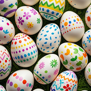 <span class=keywords><strong>El</strong></span> Mejor Regalo: Huevos de Pascua Blancos Grandes de Material PS para Pintar y Decorar - Product Image 4