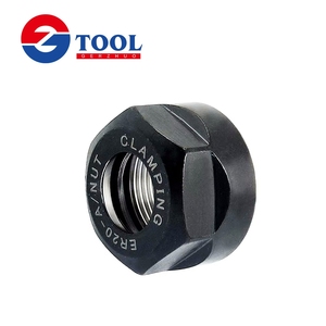Écrous de serrage ER16A ER20A ER16M ER20M en acier 40Cr pour <span class=keywords><strong>mandrin</strong></span> à pince ER - Product Image 3