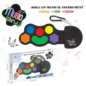 Wholesale Portable Tiny Silicone Electronic Musical Instrument Novelty Gifts Piano Electronic Toys - Product Image 2